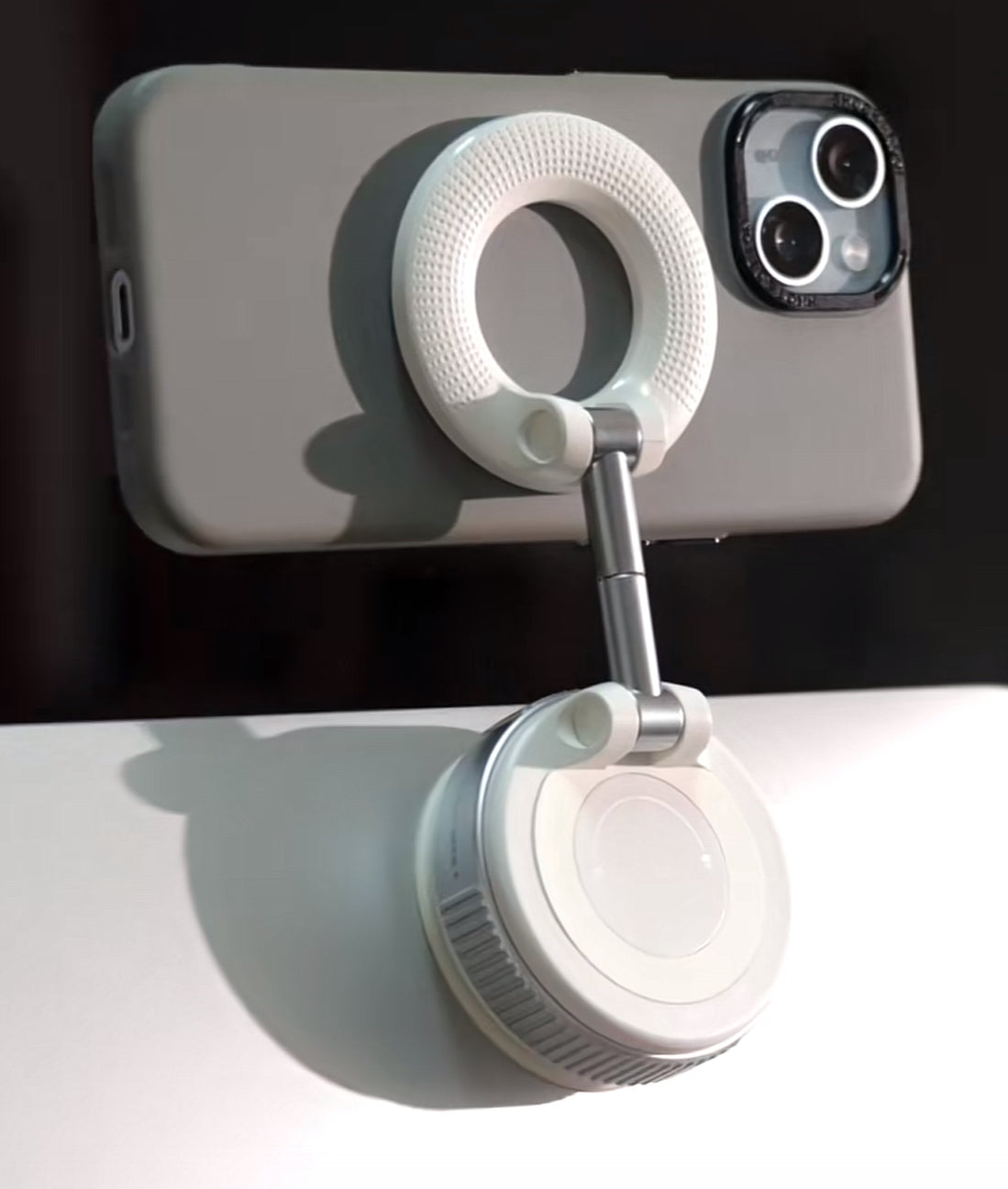 Support téléphone compact – toujours au bon angle – Lit, bureau, voiture…