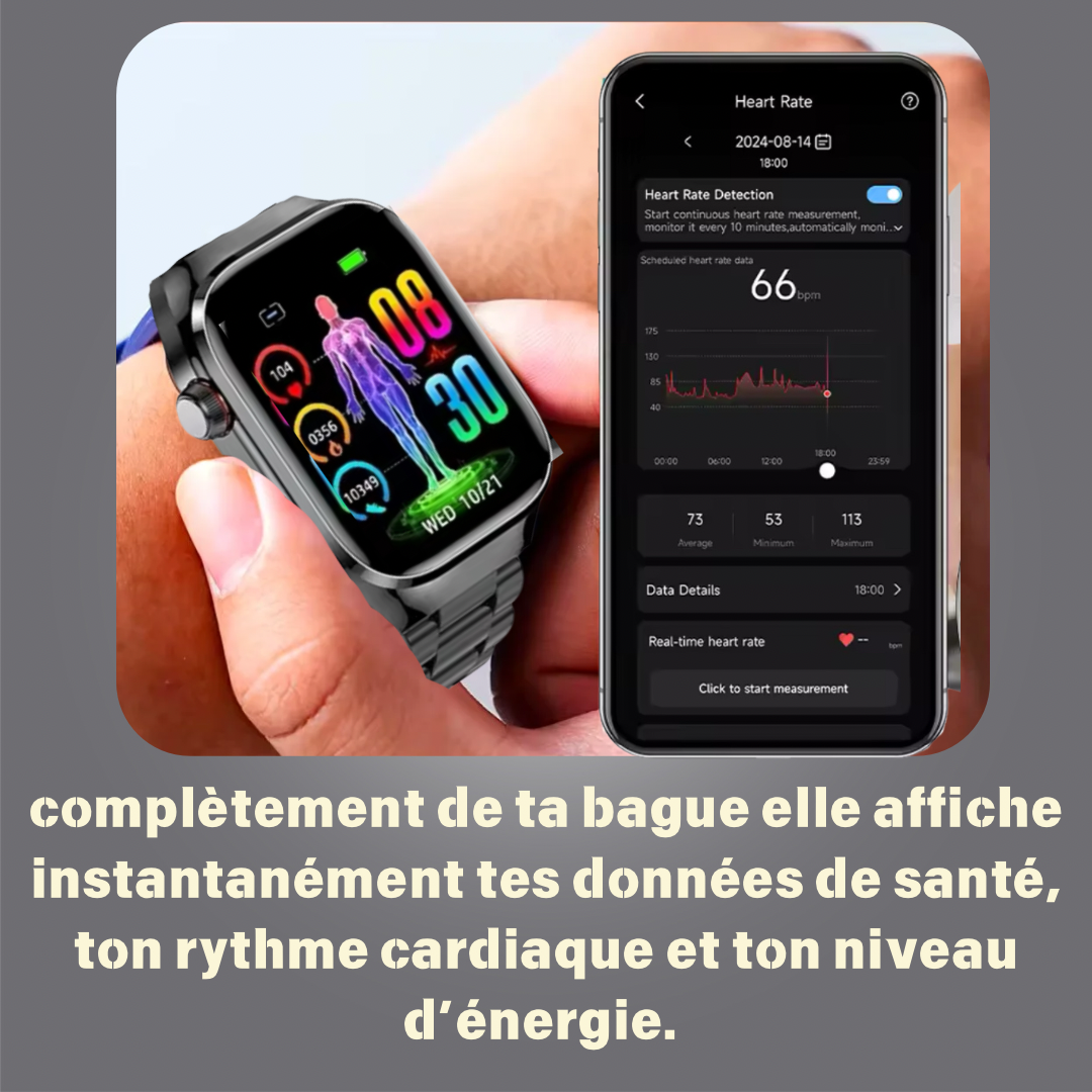 Grade 2024–2025 – Montre de suivi corporel avancé