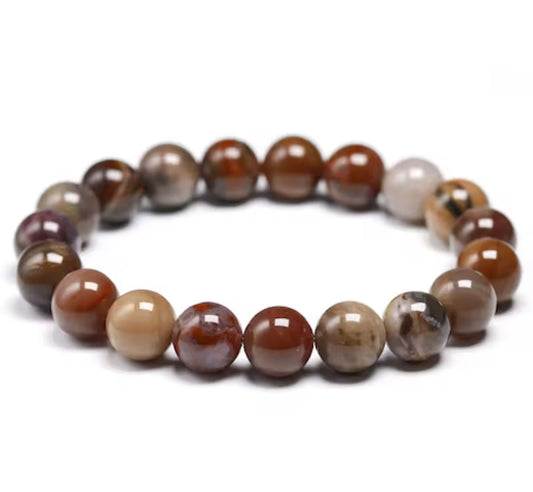 5. Bracelet digestion apaisée - bois fossile
