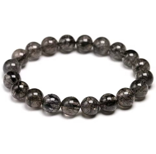 9. Bracelet purification - Obsidienne & cristal de roche